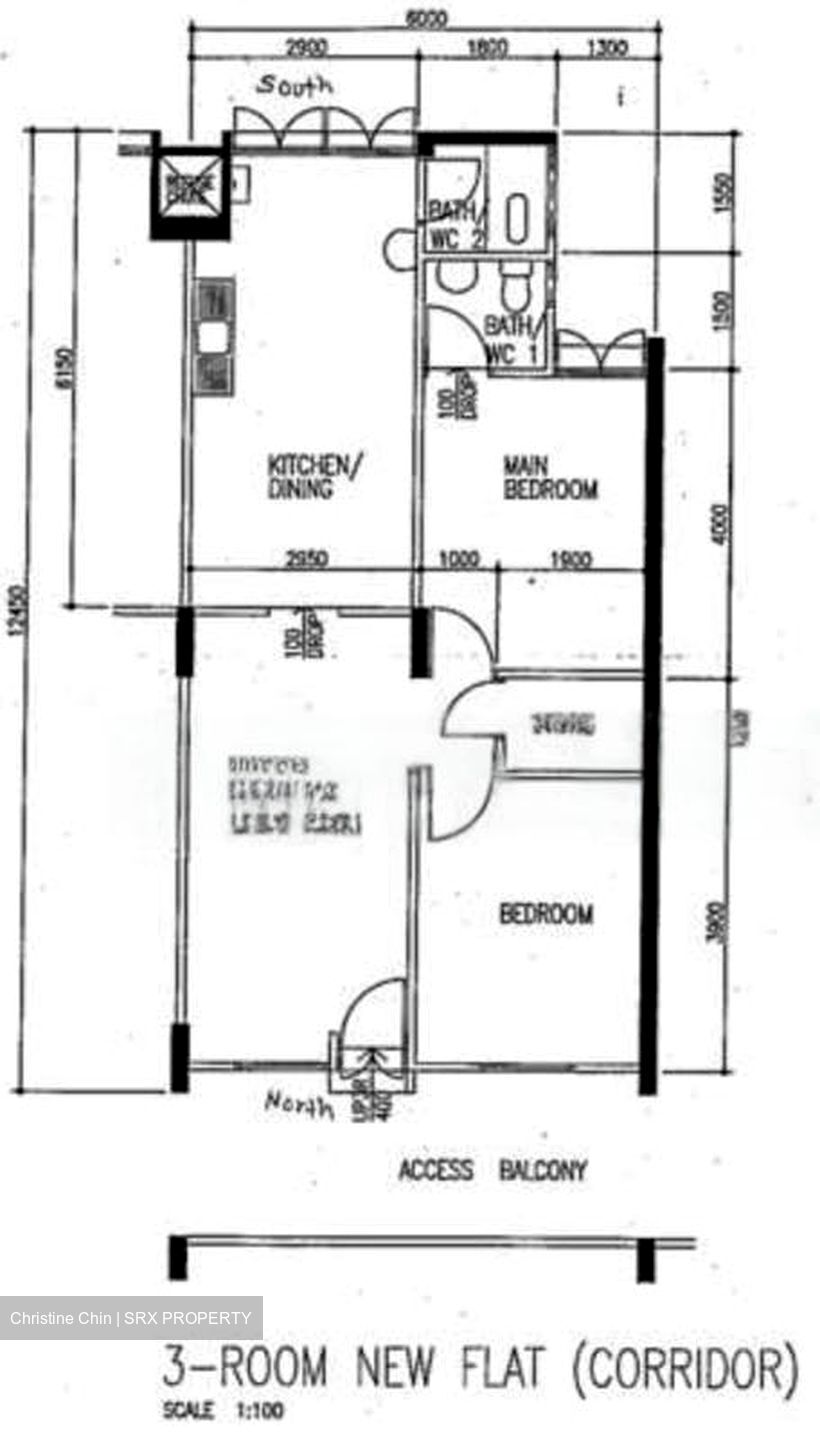 Blk 122 Ang Mo Kio Avenue 3 (Ang Mo Kio), HDB 3 Rooms #463148841